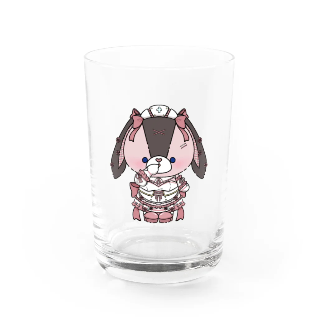 しびクリニックのうさしび Water Glass :front