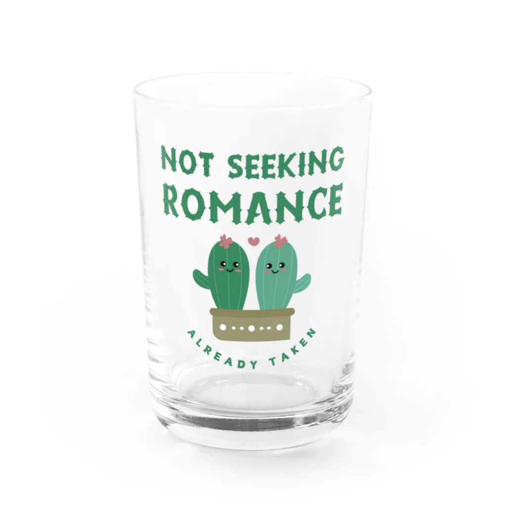 chataro123のNot Seeking Romance: Already Taken Water Glass :front