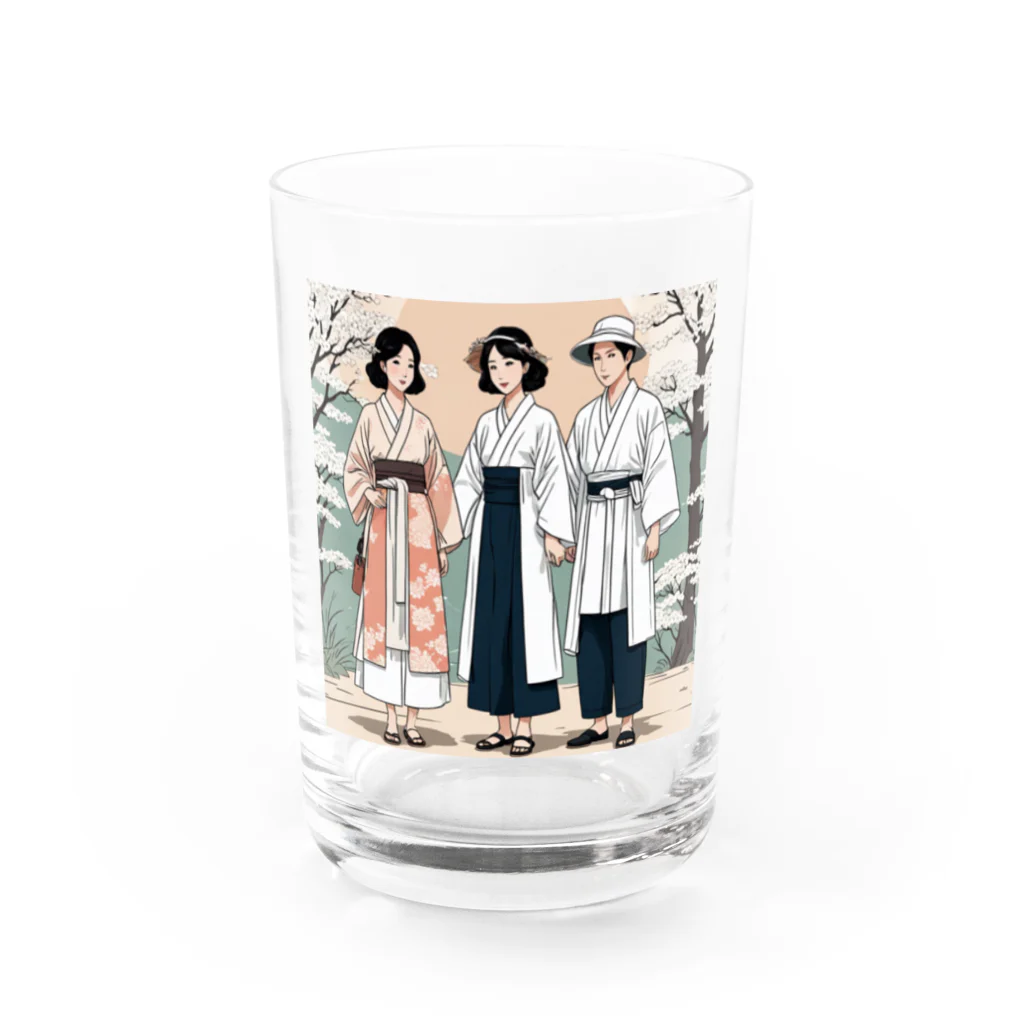 yukki1975の6月_衣替え Water Glass :front