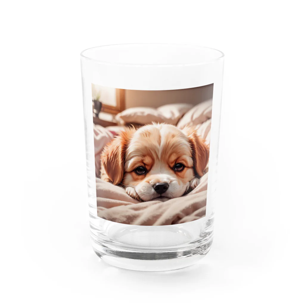 kunelezuraのワンだふるドッグデザイン3 Water Glass :front