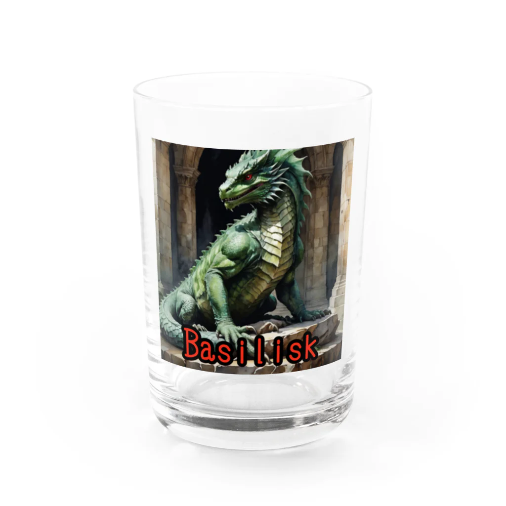 nkbg50のモンスターシリーズ（リアル）：Basilisk Water Glass :front