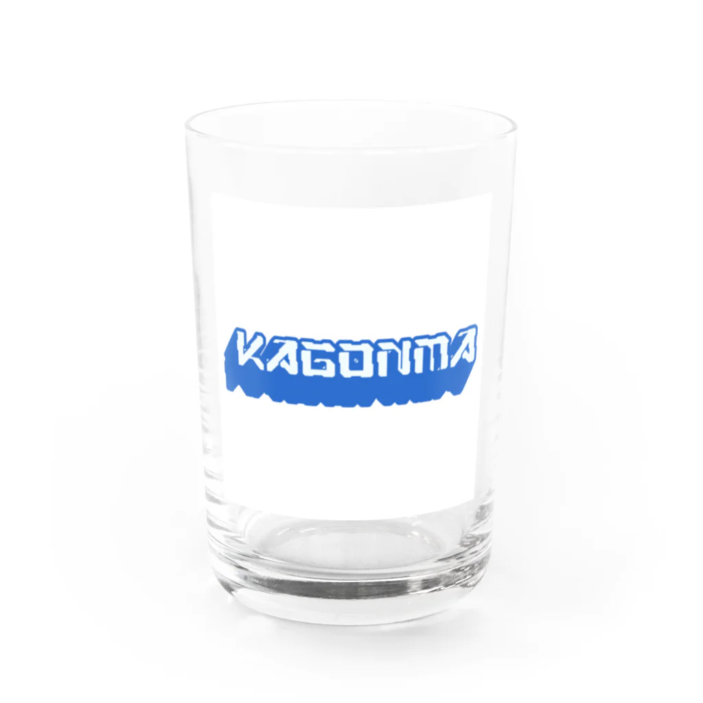 taro199300のカゴンマ　鹿児島弁　Tシャツ Water Glass :front