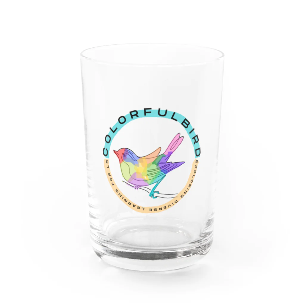 カラフルバードのカラフルバード Water Glass :front