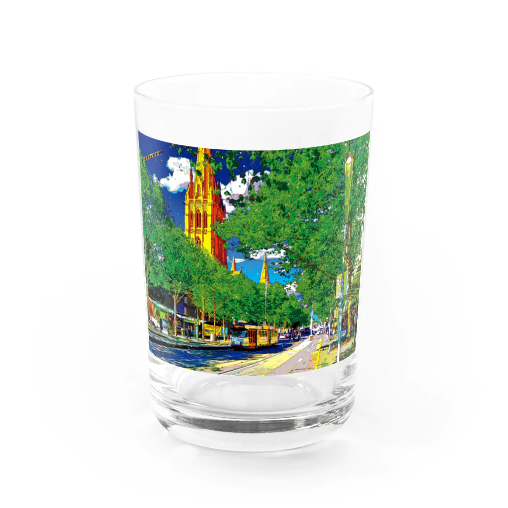 GALLERY misutawoのオーストラリア メルボルンのスワンストンストリート Water Glass :front