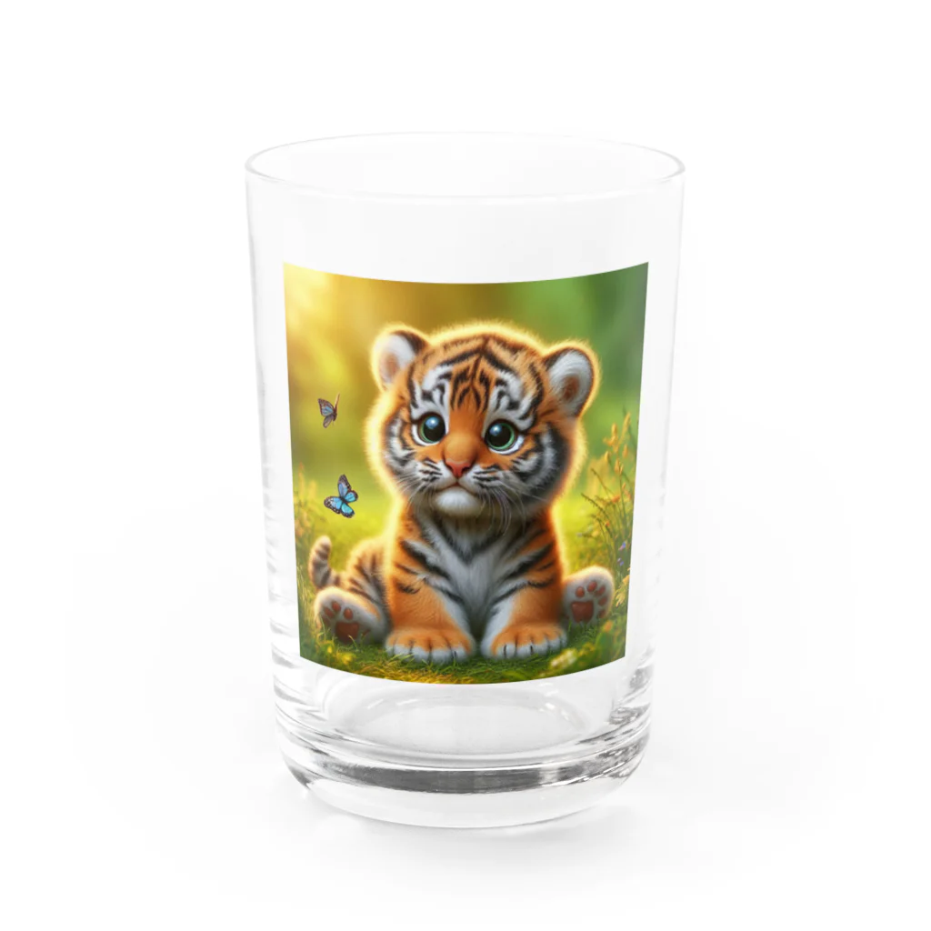 yoshimurayoshimura1のかわいい虎 Water Glass :front