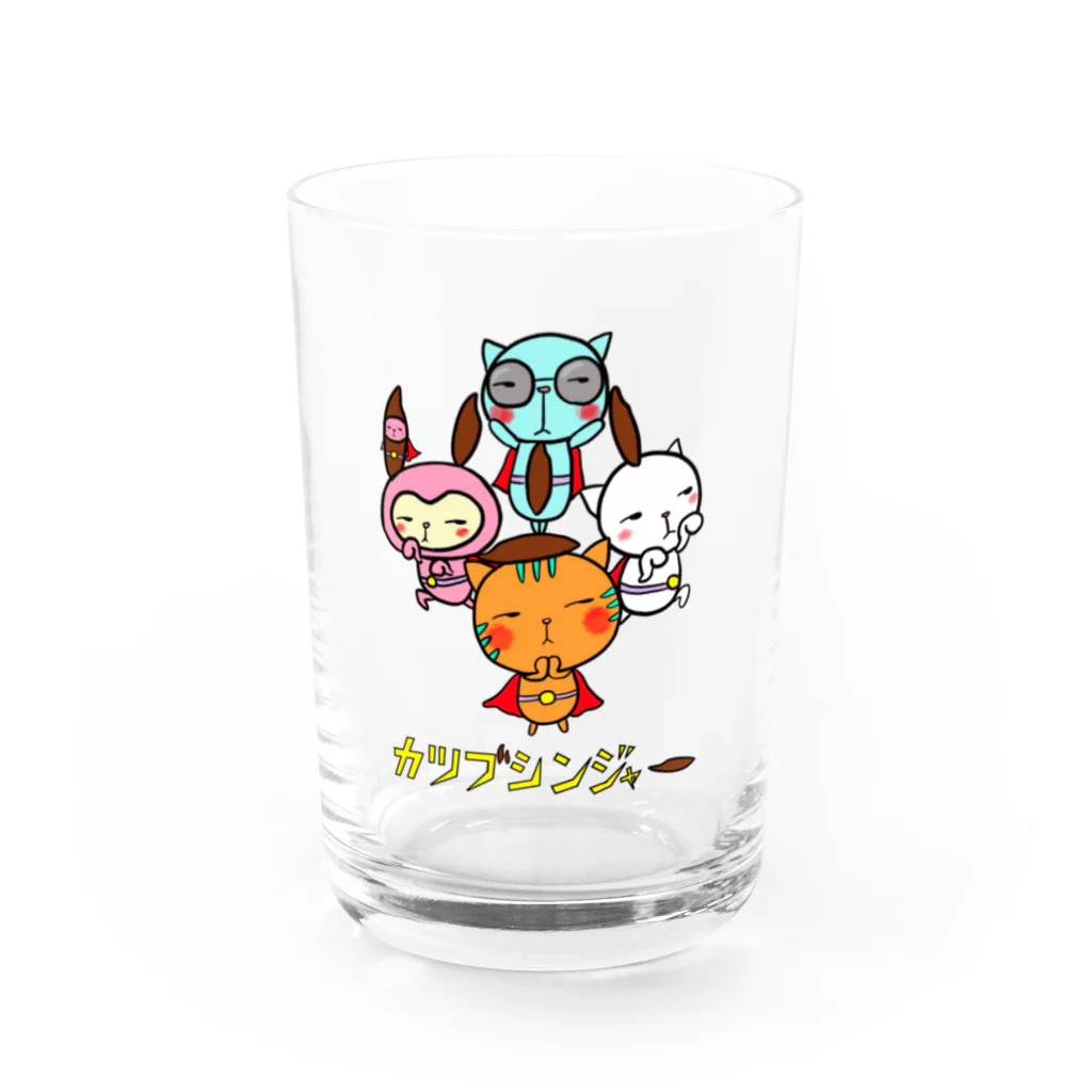 イロニコのカツブシンジャー Water Glass :front