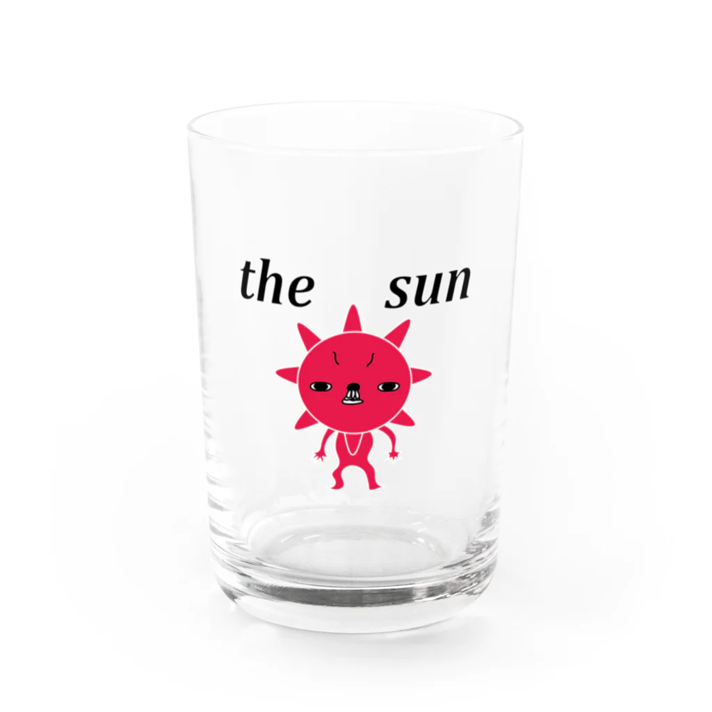 すっとん塾のthe sun Water Glass :front