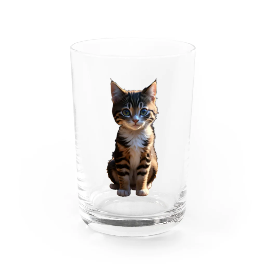 tunapotato-スズリ店-のMeow-velous 【A】 Water Glass :front