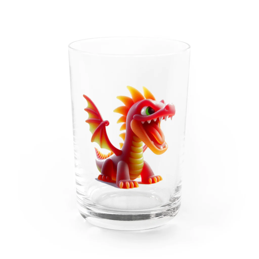 dramusumeのドラゴングミ食べよぉ Water Glass :front