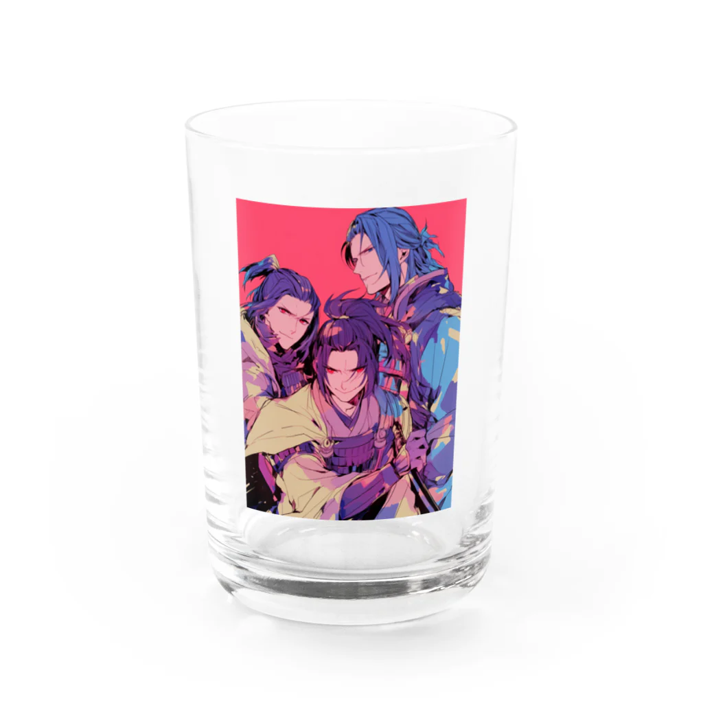 AQUAMETAVERSEの3人の戦国武将3019 Water Glass :front