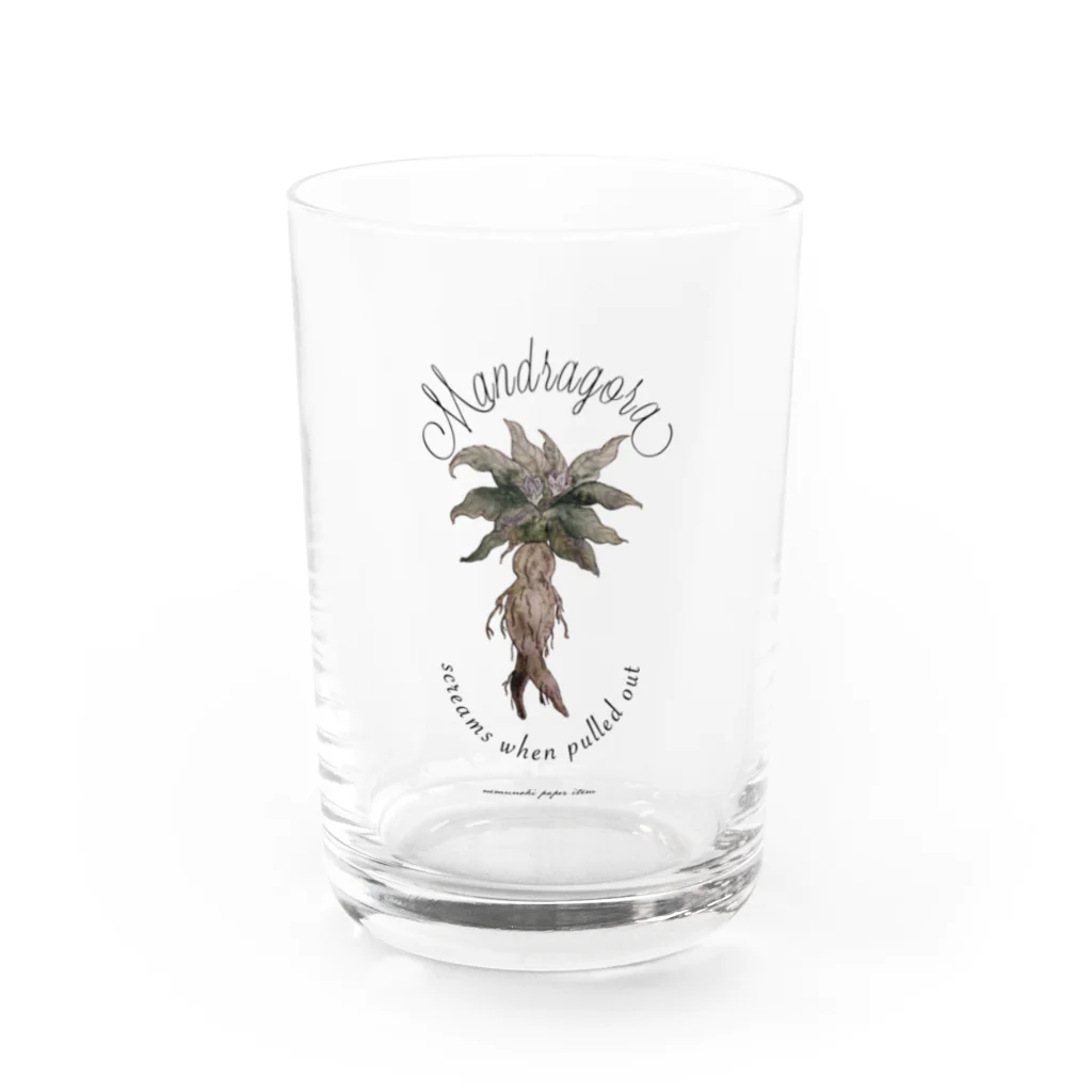 nemunoki paper itemのマンドラゴラ Water Glass :front