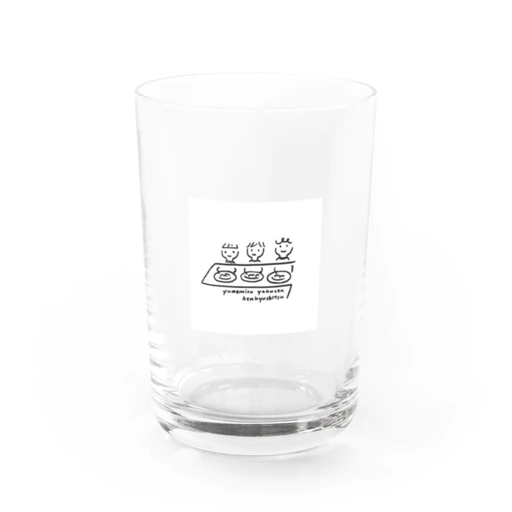 yumemiruyakuzenの夢みる薬膳公式ロゴグッズ Water Glass :front