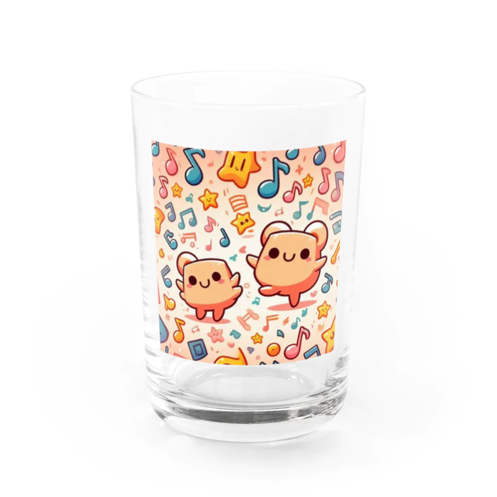 フルヤの音楽と喜びの不思議キャラクター Water Glass :front