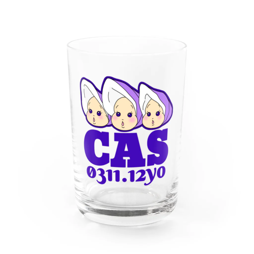 CAS   キャスのKAKI３兄弟 Water Glass :front