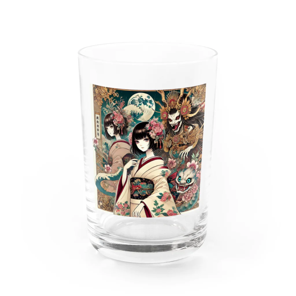 かるるんショップの少女と３つのしもべシリーズ Water Glass :front