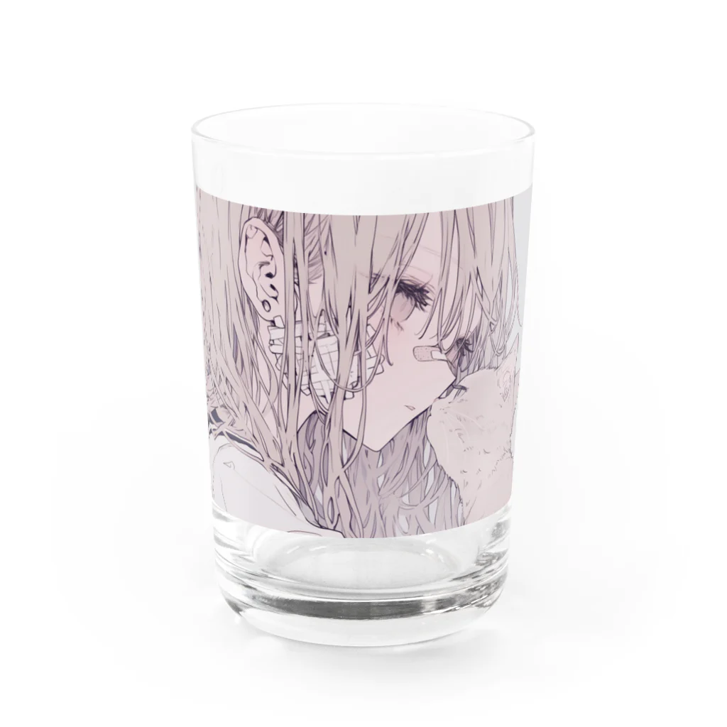 as -AIイラスト- の心配 Water Glass :front