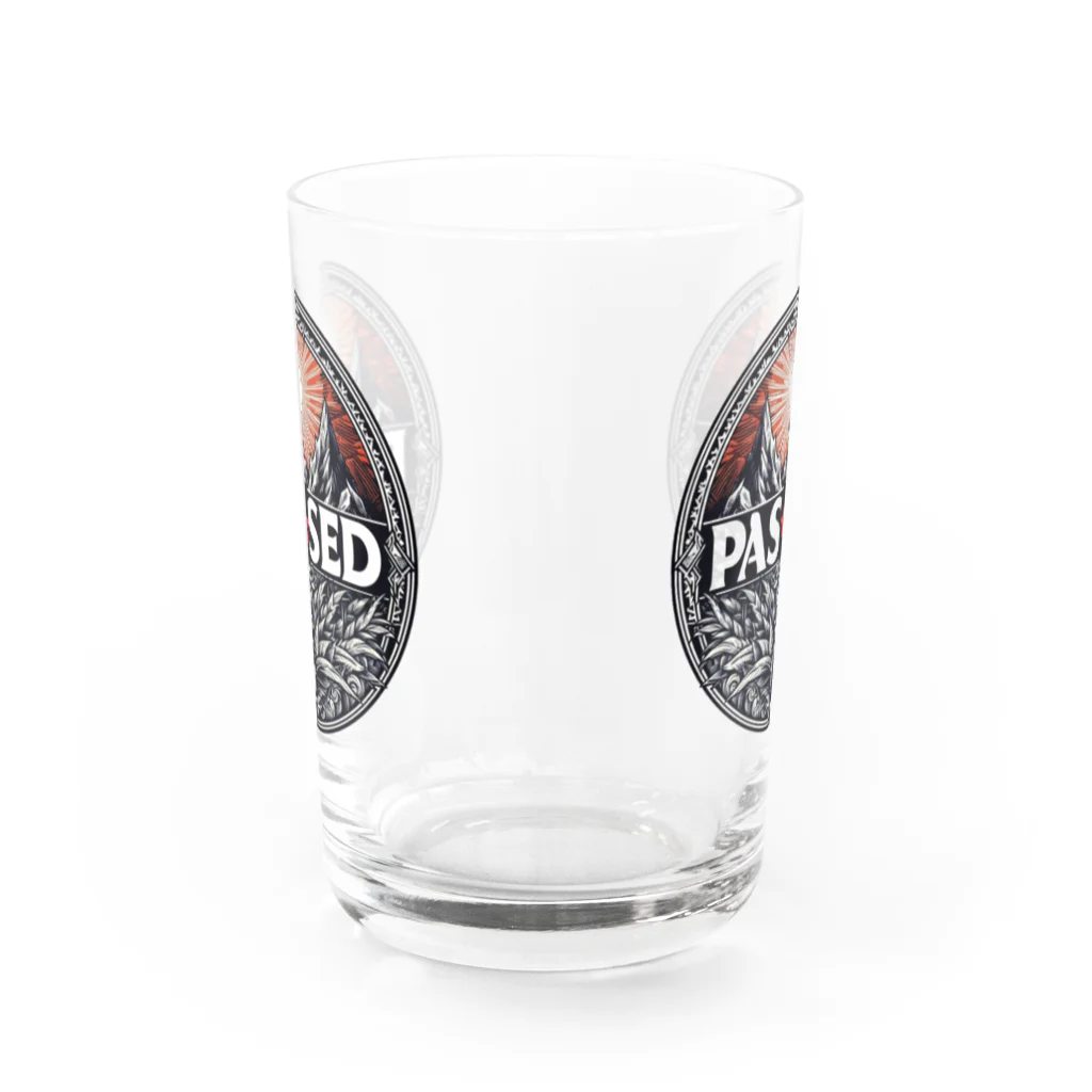 わっしょいの合格PASSED Water Glass :front