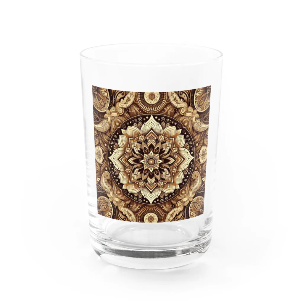 yuriseのインド柄グッズ Water Glass :front