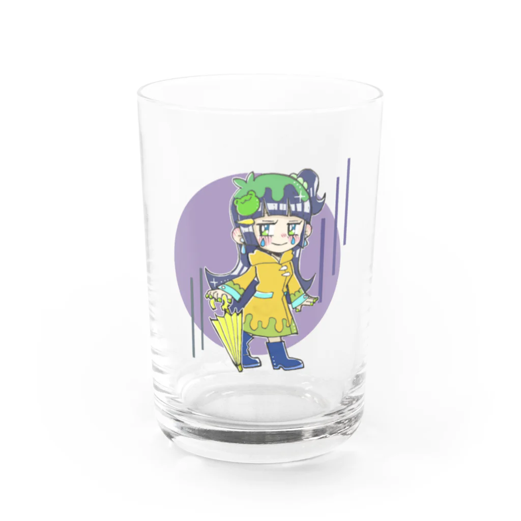 🐻 kumahana 🌷のRain☔️ Water Glass :front