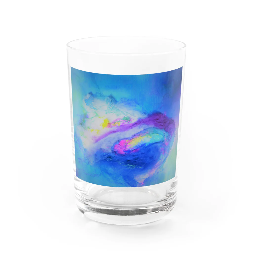 zono-on shop☆の Rainbow Water Glass :front