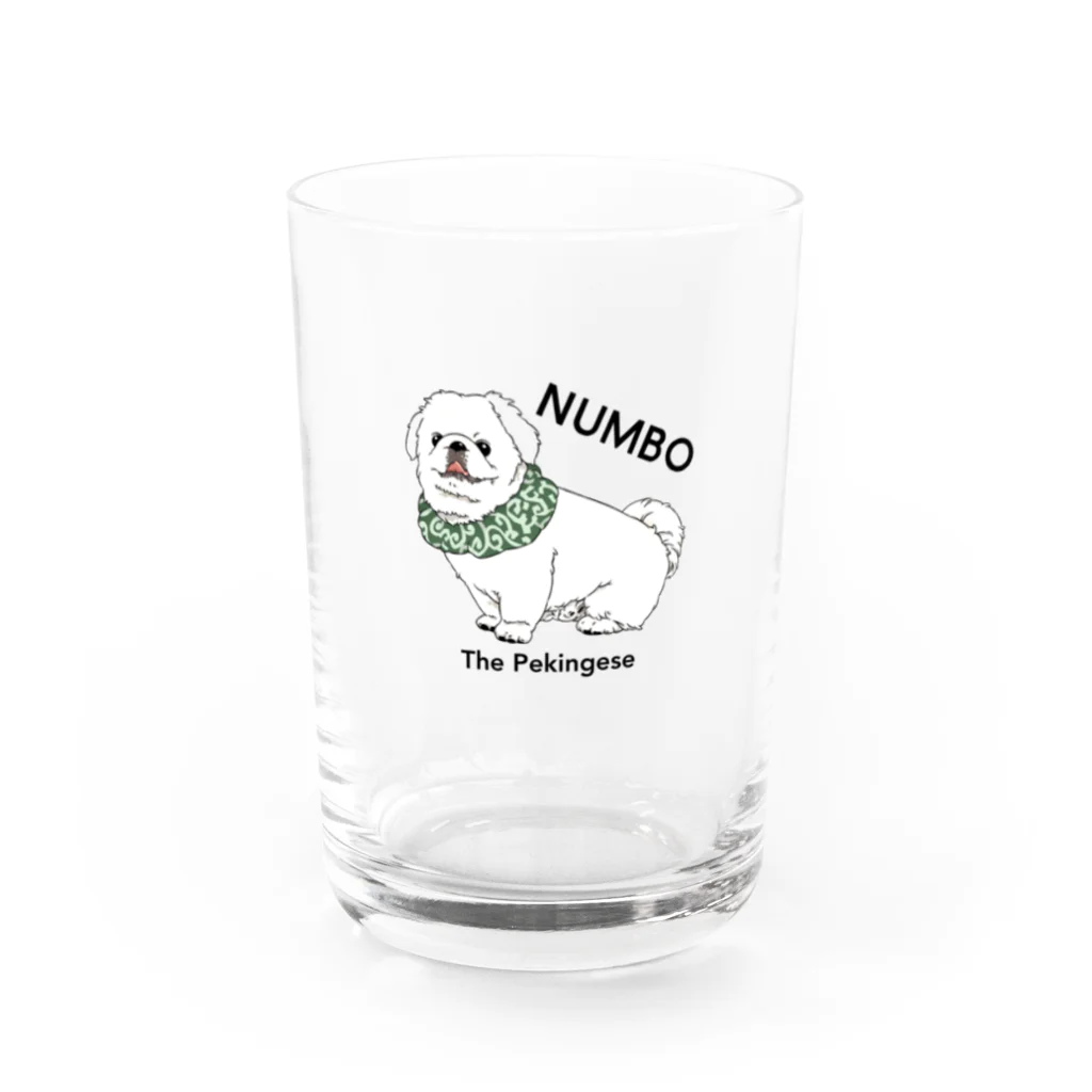 ぬん坊の夏のお散歩 Water Glass :front