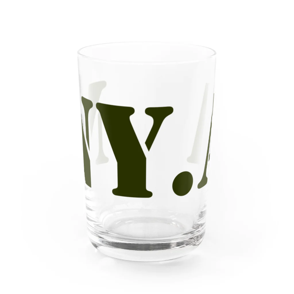 LUNARHOLIC STOREのエヌワイドットエー(通称「ニャ」) ・モスグリーン Water Glass :front