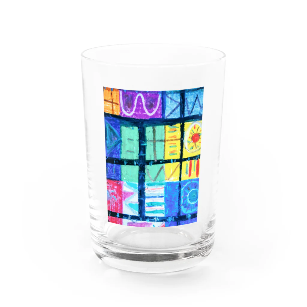 hirakoARTのシャーマニック Water Glass :front