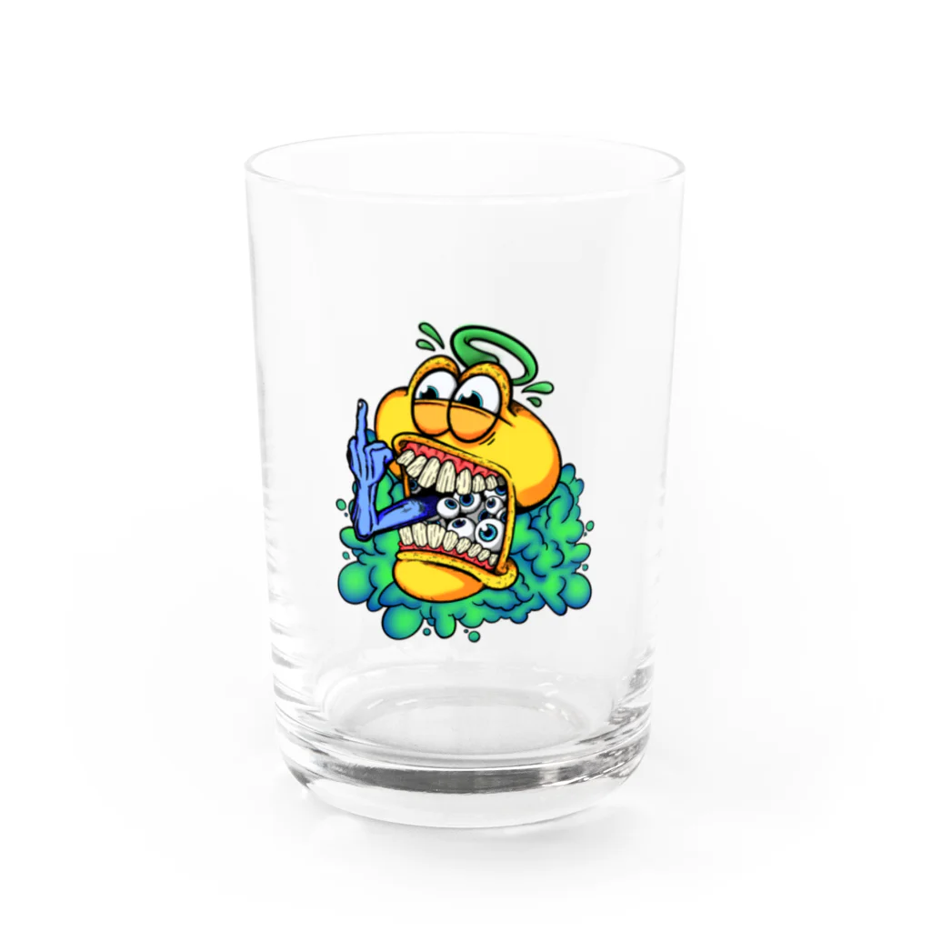 おでぇんのHand Sign Water Glass :front