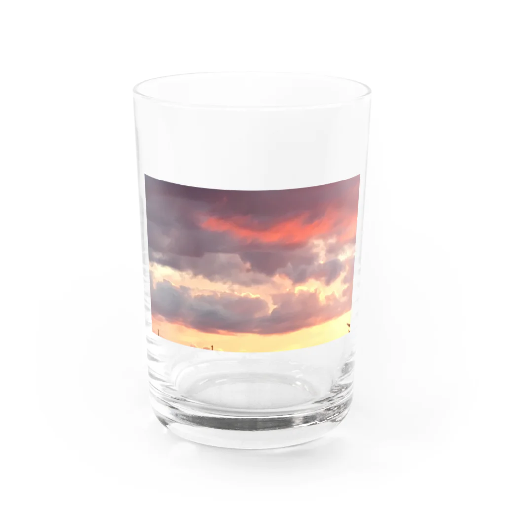 nuan.のモネの空 Water Glass :front