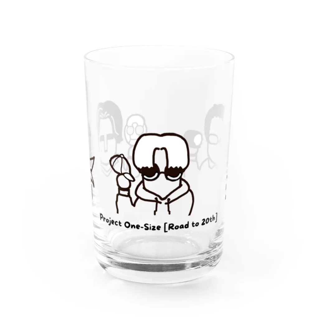 Project One-Sizeの３人の個性をギュッと集結 Water Glass :front