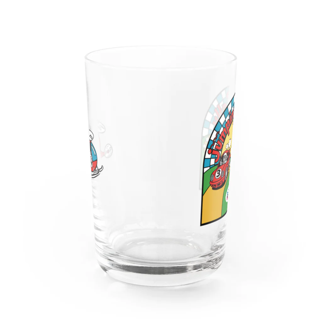 FrogPort（フロッグポート）のこまや ジャンピングラリー サイドアート Water Glass :front