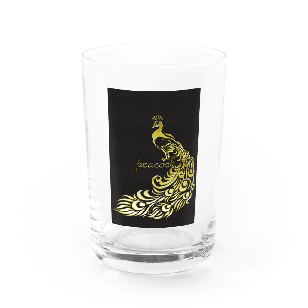 Ａ’ｚｗｏｒｋＳの黄金孔雀 Water Glass :front