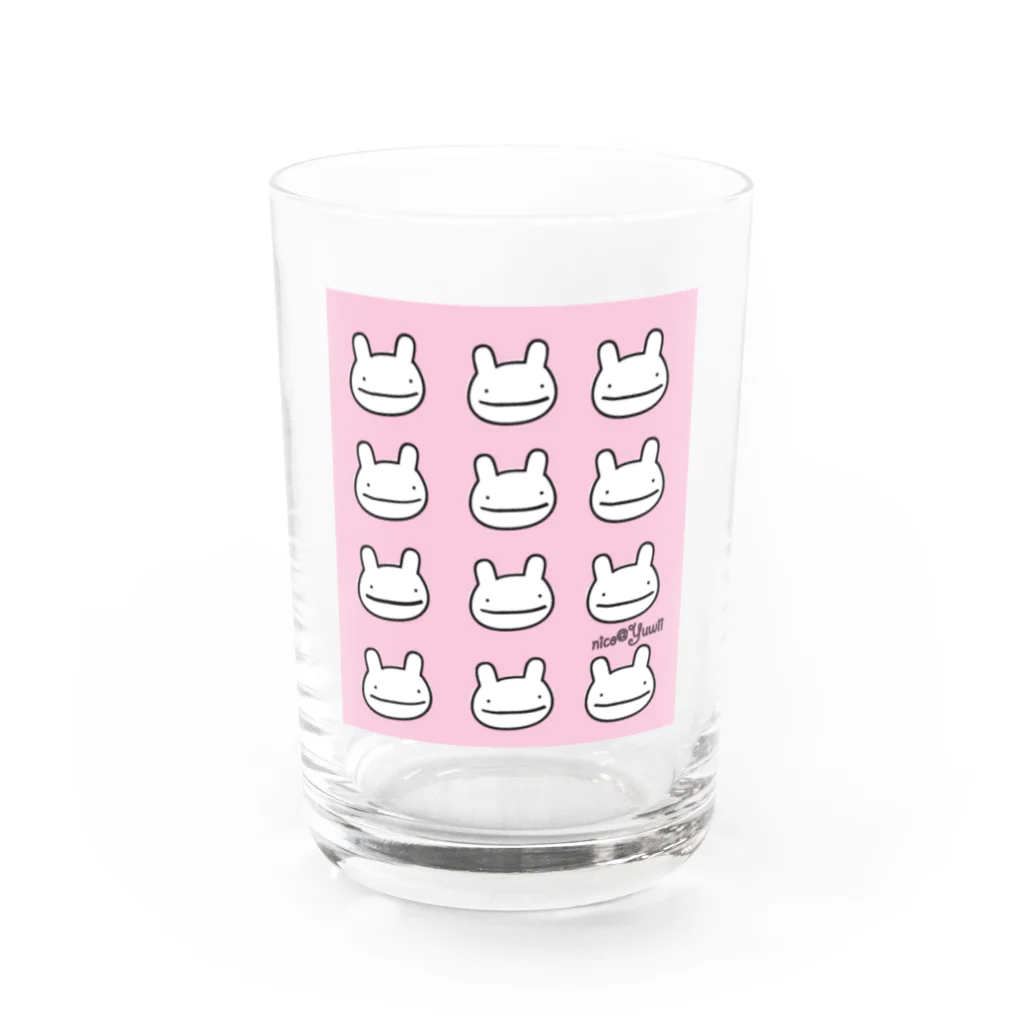 【Yuwiiの店】ゆぅぅぃーのnico★chan Water Glass :front