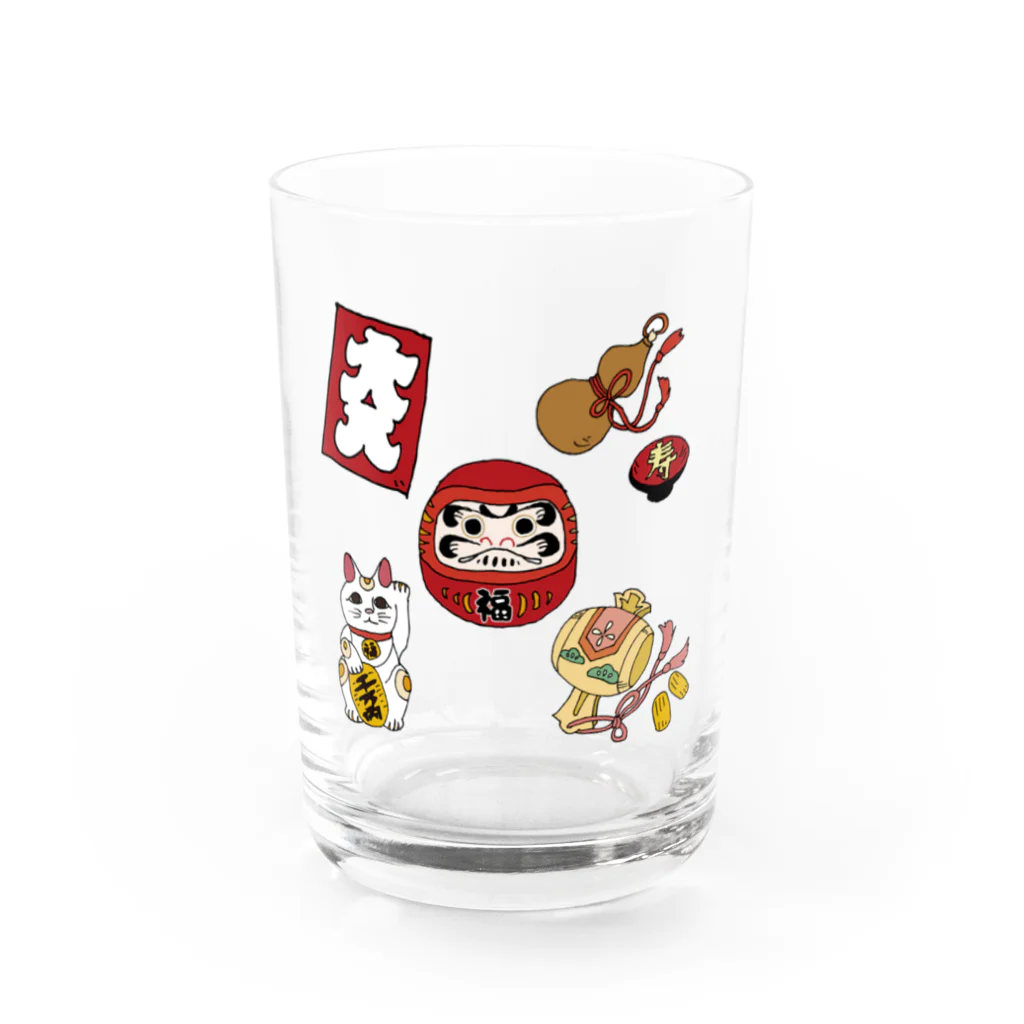 Kmaxshop53の縁起物大集合！ Water Glass :front