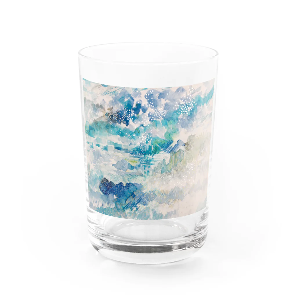 peonicの夜の雨と湿地帯 Water Glass :front