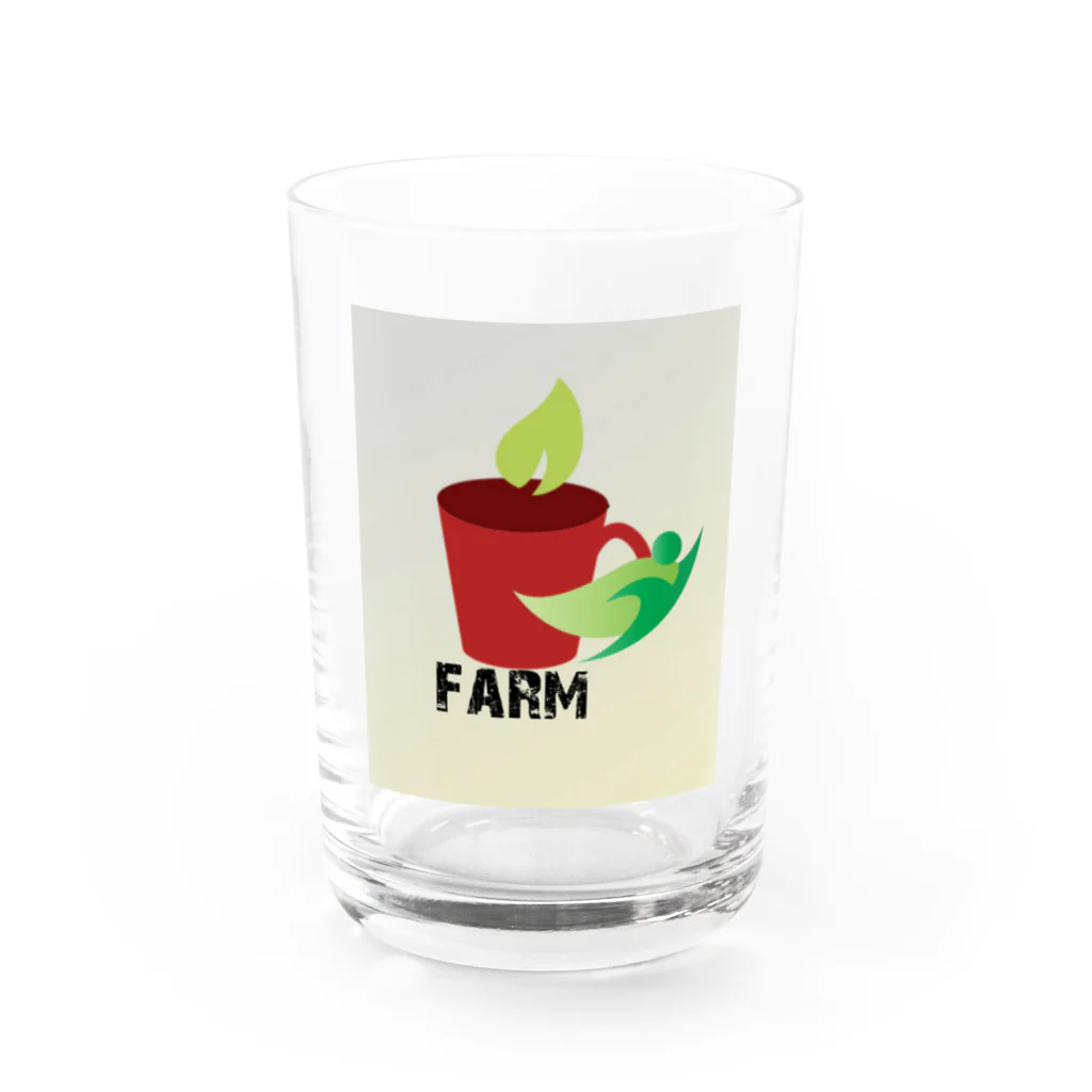 j&yGROWshopのfarmマンのナチュシリーズ Water Glass :front