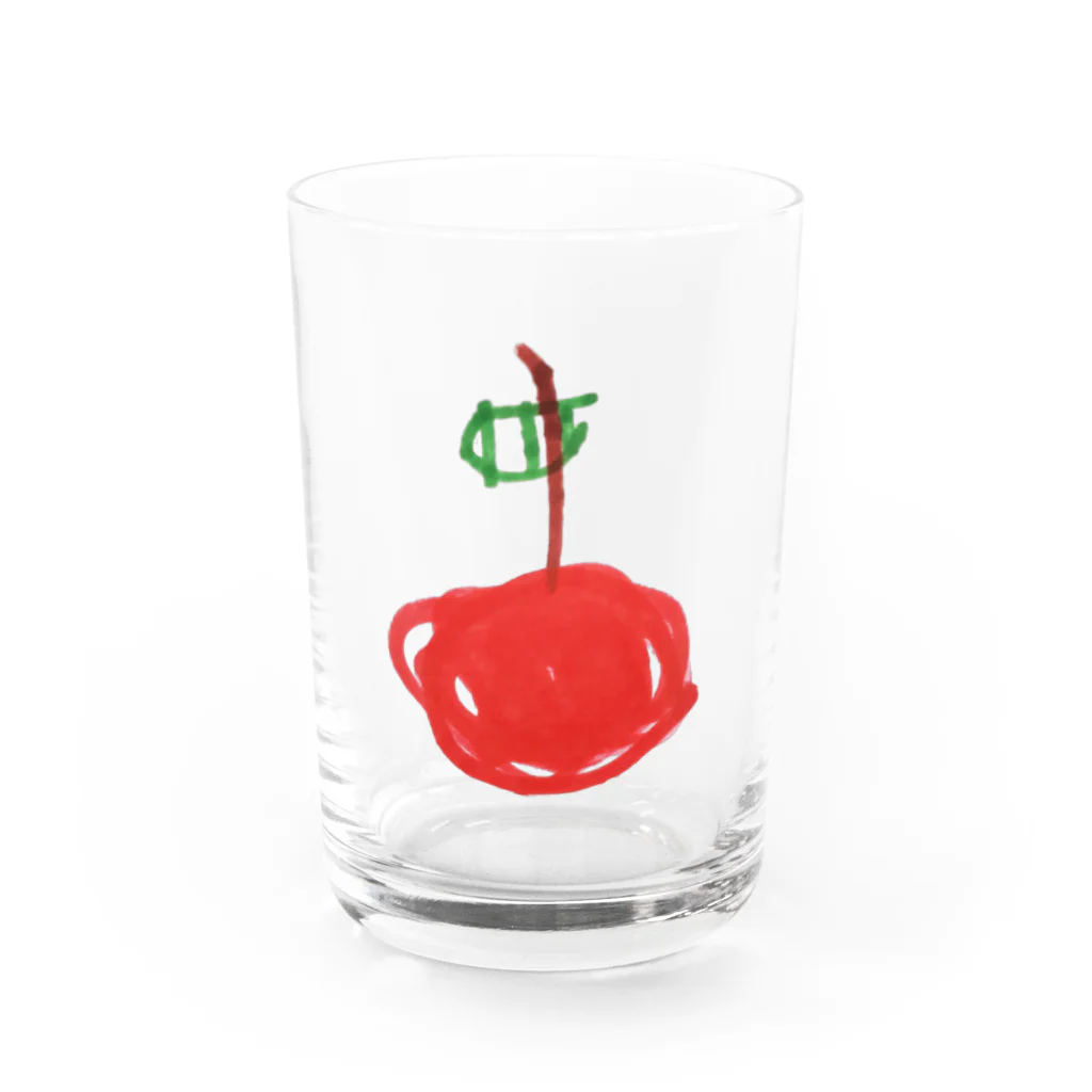 momosenbeiのりんご(４さい) Water Glass :front