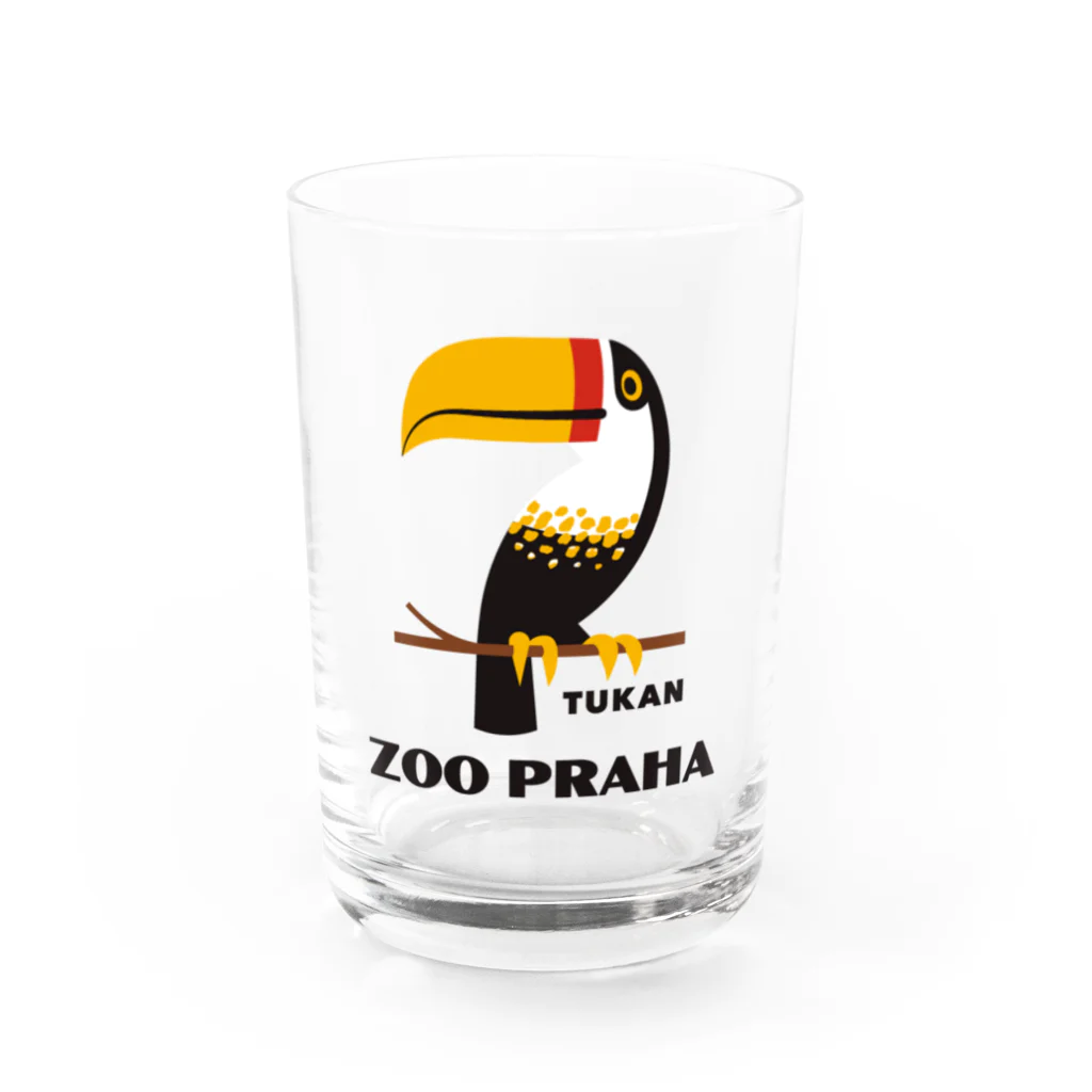 Bunny Robber GRPCのTUKAN_ZOO PRAHA Water Glass :front