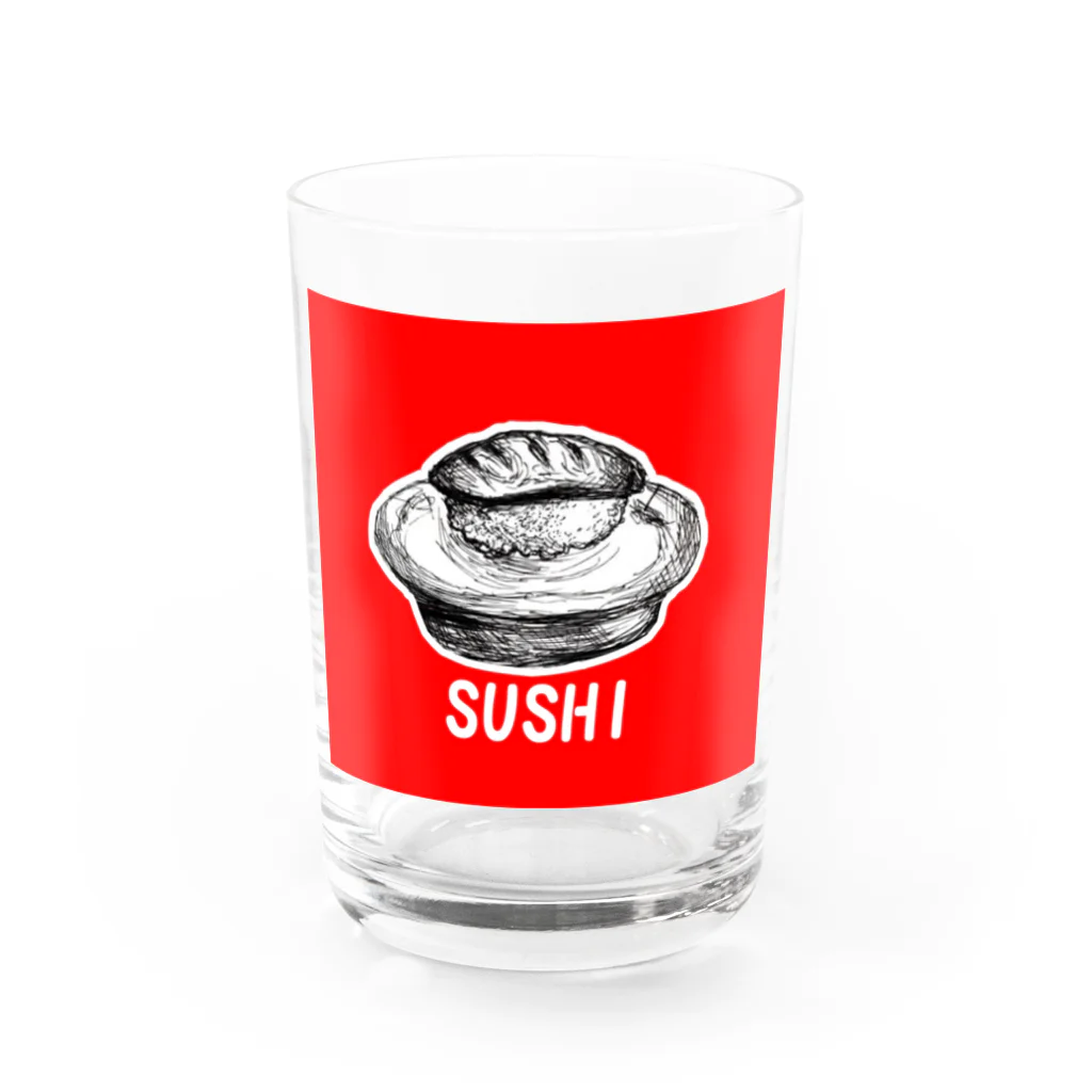 🐏Ramu🌈のSushi Water Glass :front