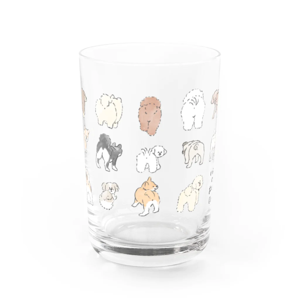 じゅんのいぬのおしり Water Glass :front