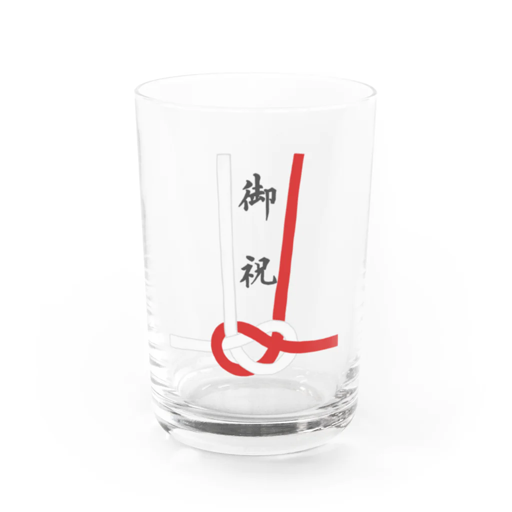 ざわ屋のご祝儀袋 Water Glass :front