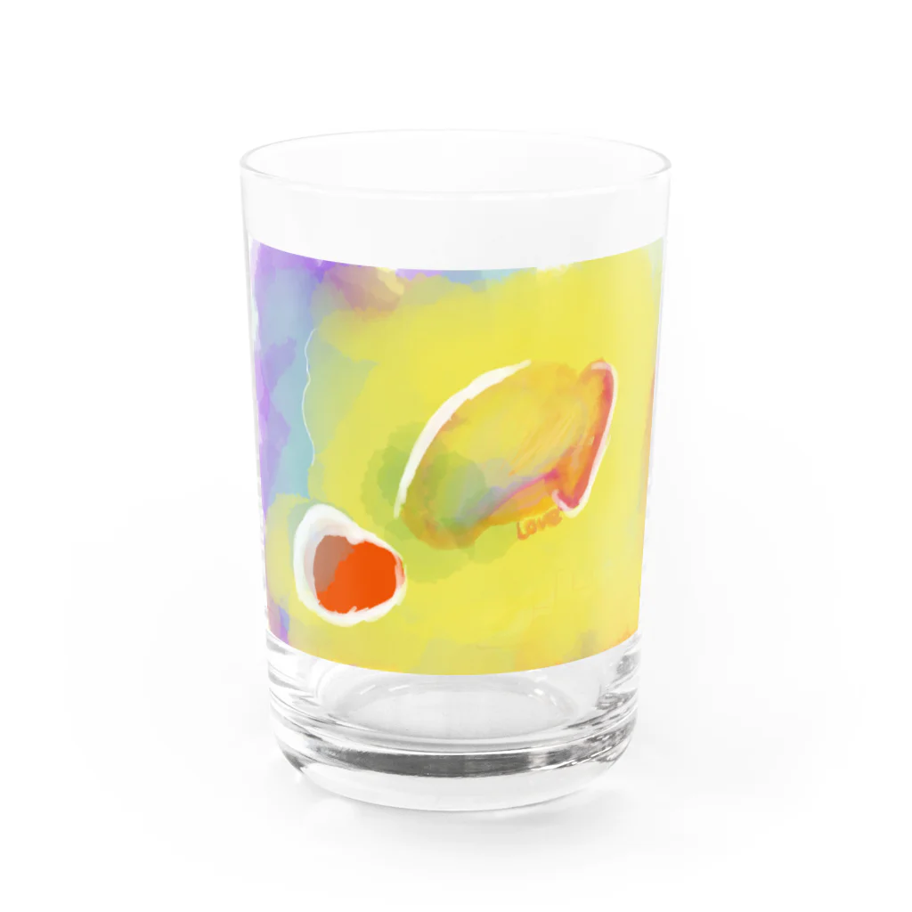 St.SKのLove fruits Clear Water Glass :front