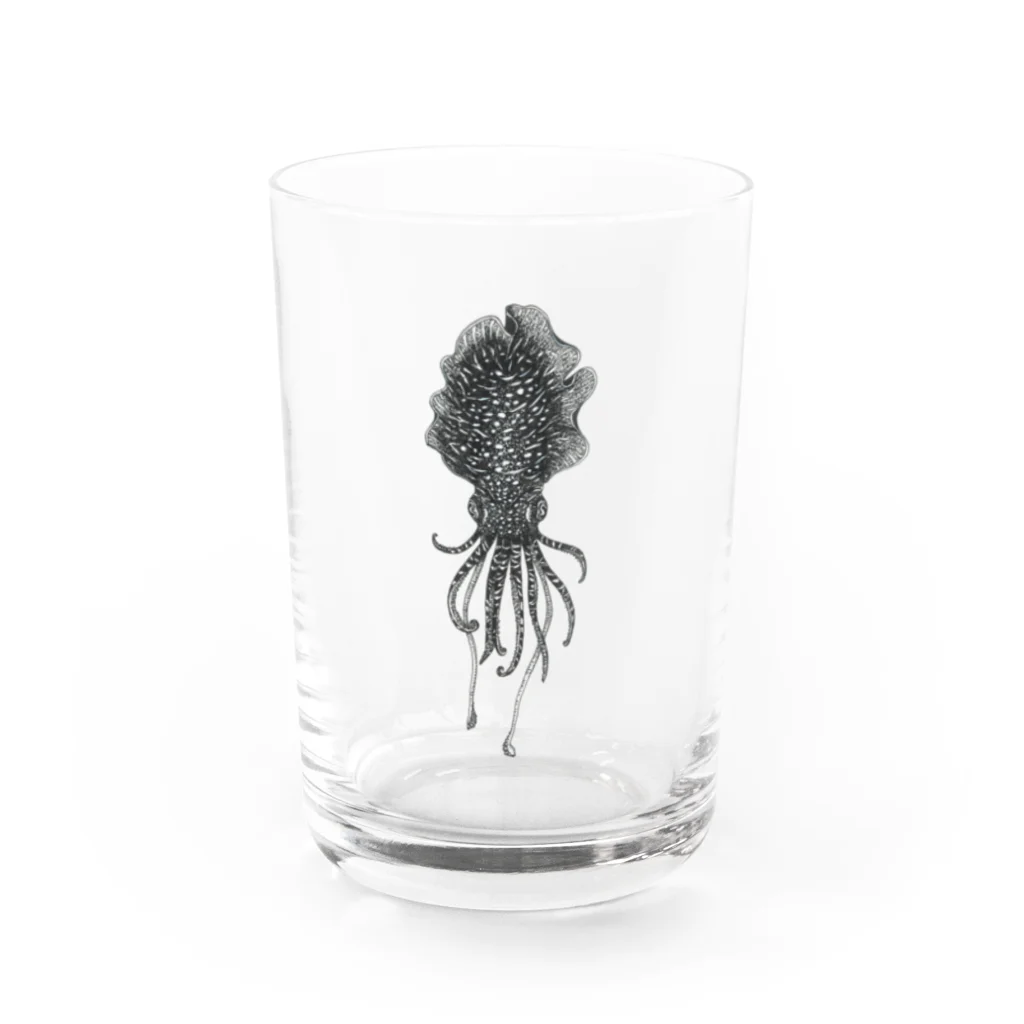 スナックカブトムシのコブシメちゃん Water Glass :front