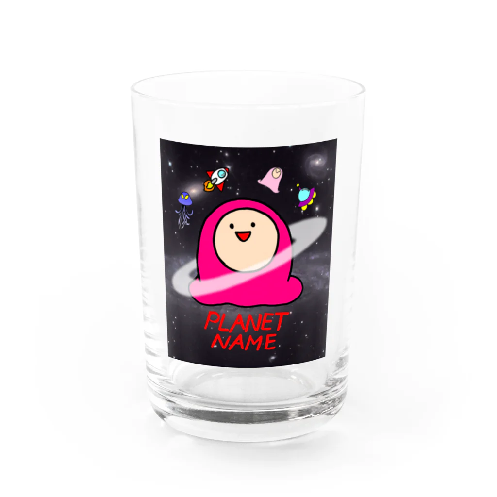 フトンナメクジの惑星ナメクジ - PLANET NAMEKUJI Water Glass :front