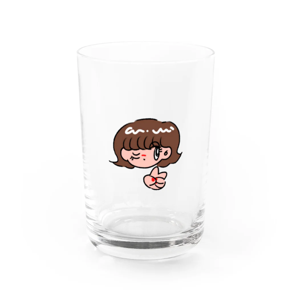 らぺこのらぶあんどぴーーーす Water Glass :front