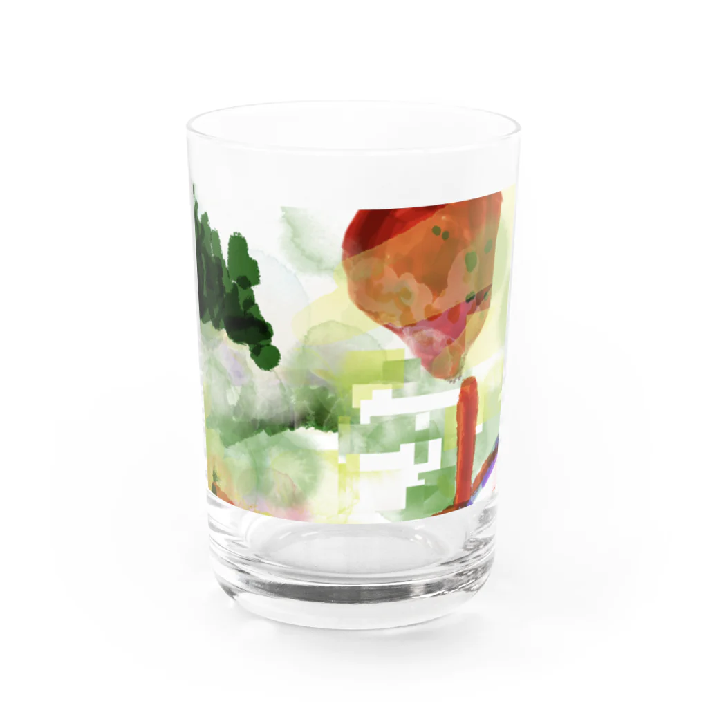 St.SKのOZE strawberry Water Glass :front