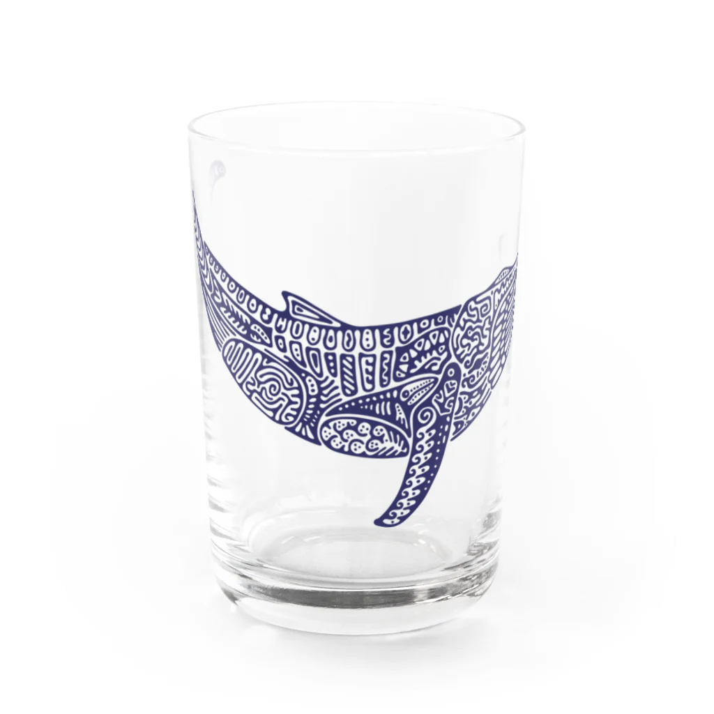 ヴンダーカンマーの座頭鯨 Water Glass :front