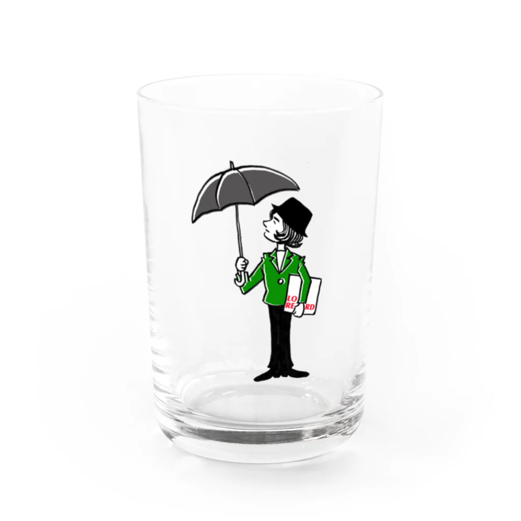 キクヤのふうさんさんぽ雨上がり Water Glass :front