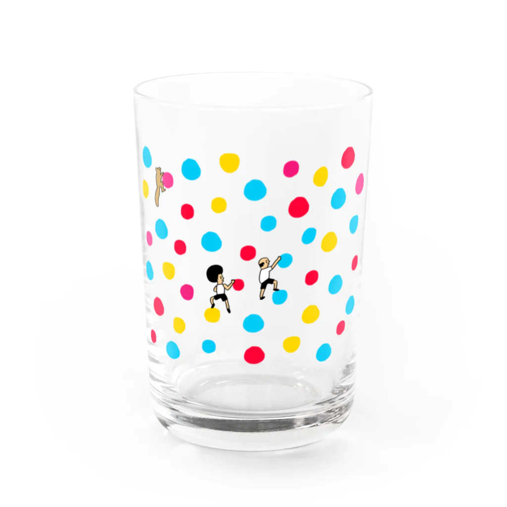 花くまゆうさくのボルダリング Water Glass :front