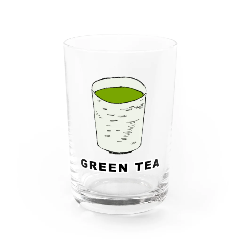 NIKORASU GOのジャパニーズスピリッツデザイン「緑茶」 グラス前面